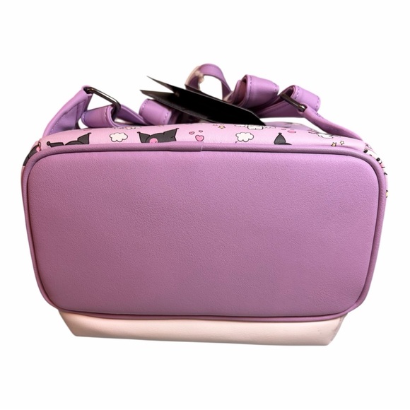 Sanrio Loungefly My Melody & Kuromi Angel & Devil Purple Mini Backpack - Picture 6 of 6